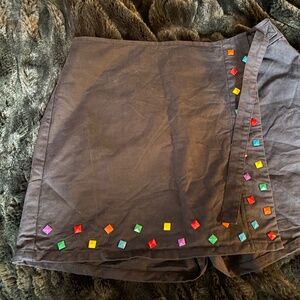 Teddy Fresh Black Studded Skort